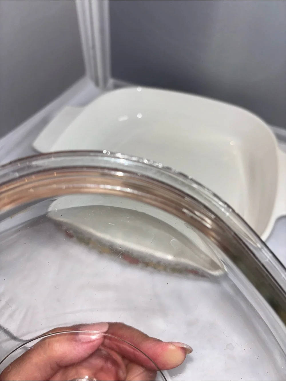 Corningware white ceramic